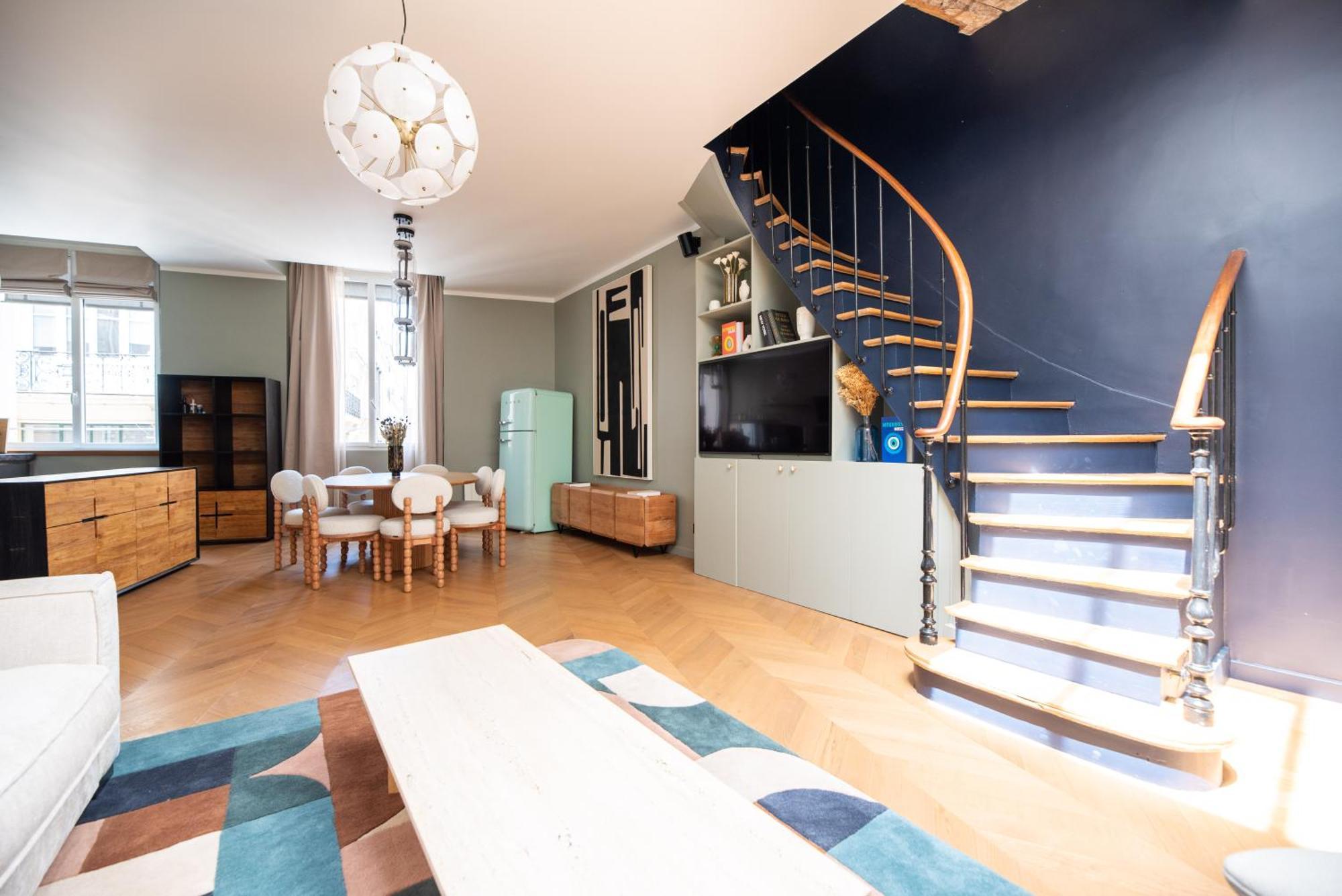 Appartamento Stylish Duplex In Paris' Center Parigi